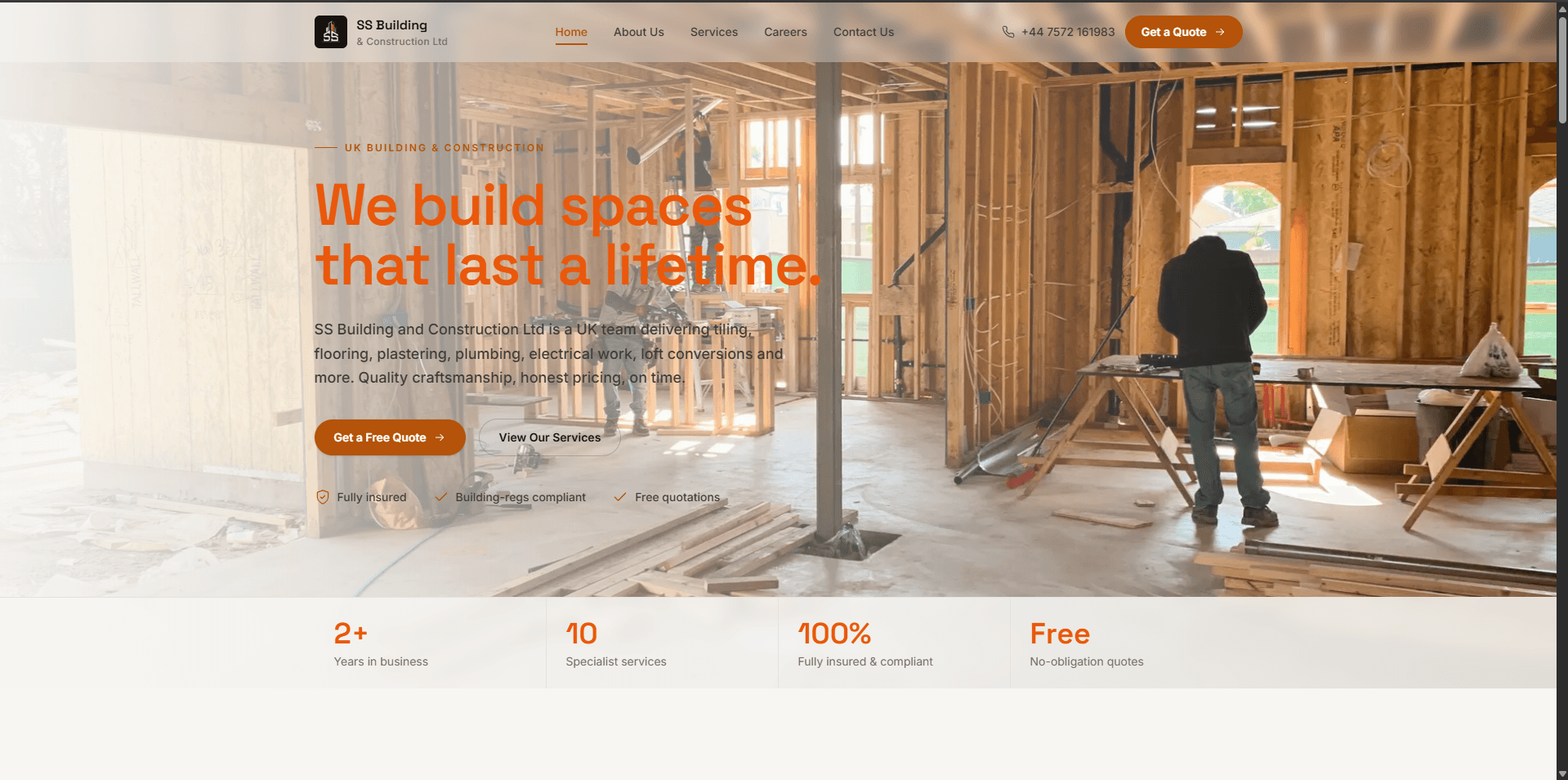 SS Building Construction — Homepage